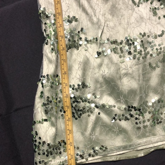 Lulu's Light Green Sequin Dress - Picture 10 of 13